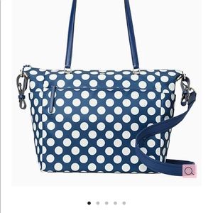 NWT Kate Spade jae seaside dot baby bag